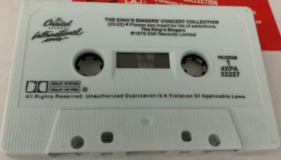 File:Concert Collection tape Capitol side 1.jpg