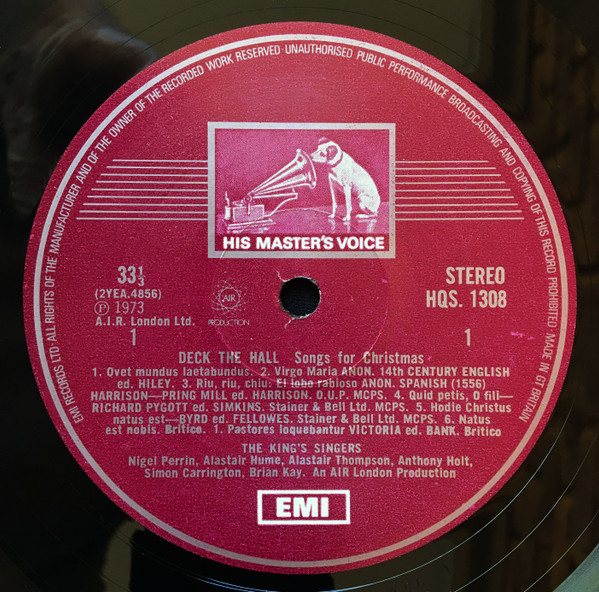 File:Deck the Hall LP EMI side 1.jpg