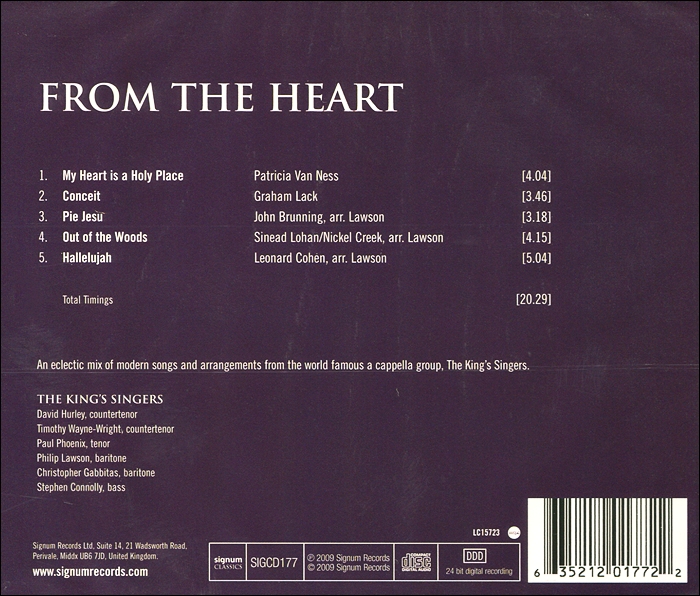 File:From the Heart CD back.jpg